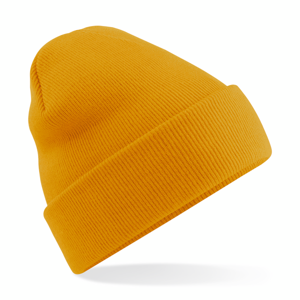 Beanie Glaube- Liebe- Sylt- Hoffnung Mustard