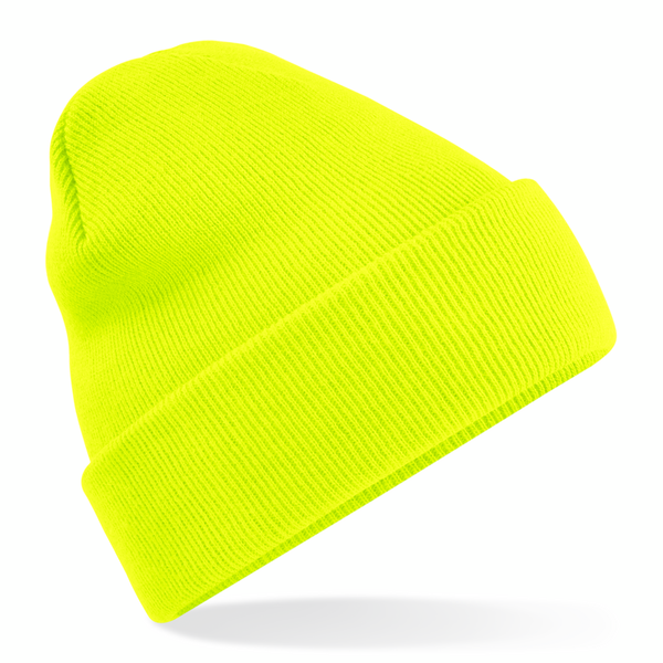 Beanie Glaube- Liebe- Sylt- Hoffnung Neon Gelb