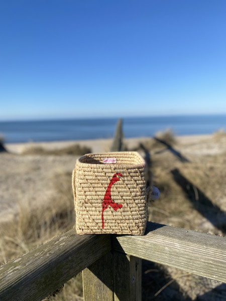 Aufbewarungskorb Sylt rot